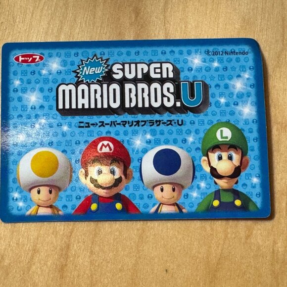 Fire Piranha New Super Mario Bros U Trading Cards Japanese, Nintendo, Circa 2012 - Picture 5 of 7